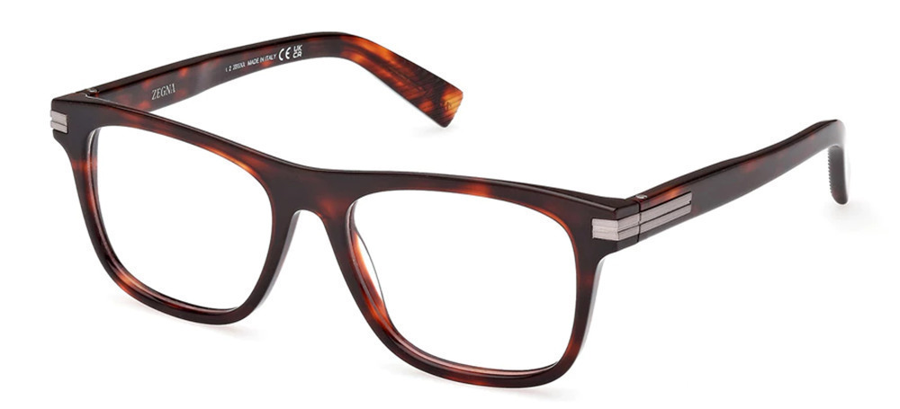 NWT Ermenegildo Zegna EZ5267-54054 Red Square 54mm Glasses
